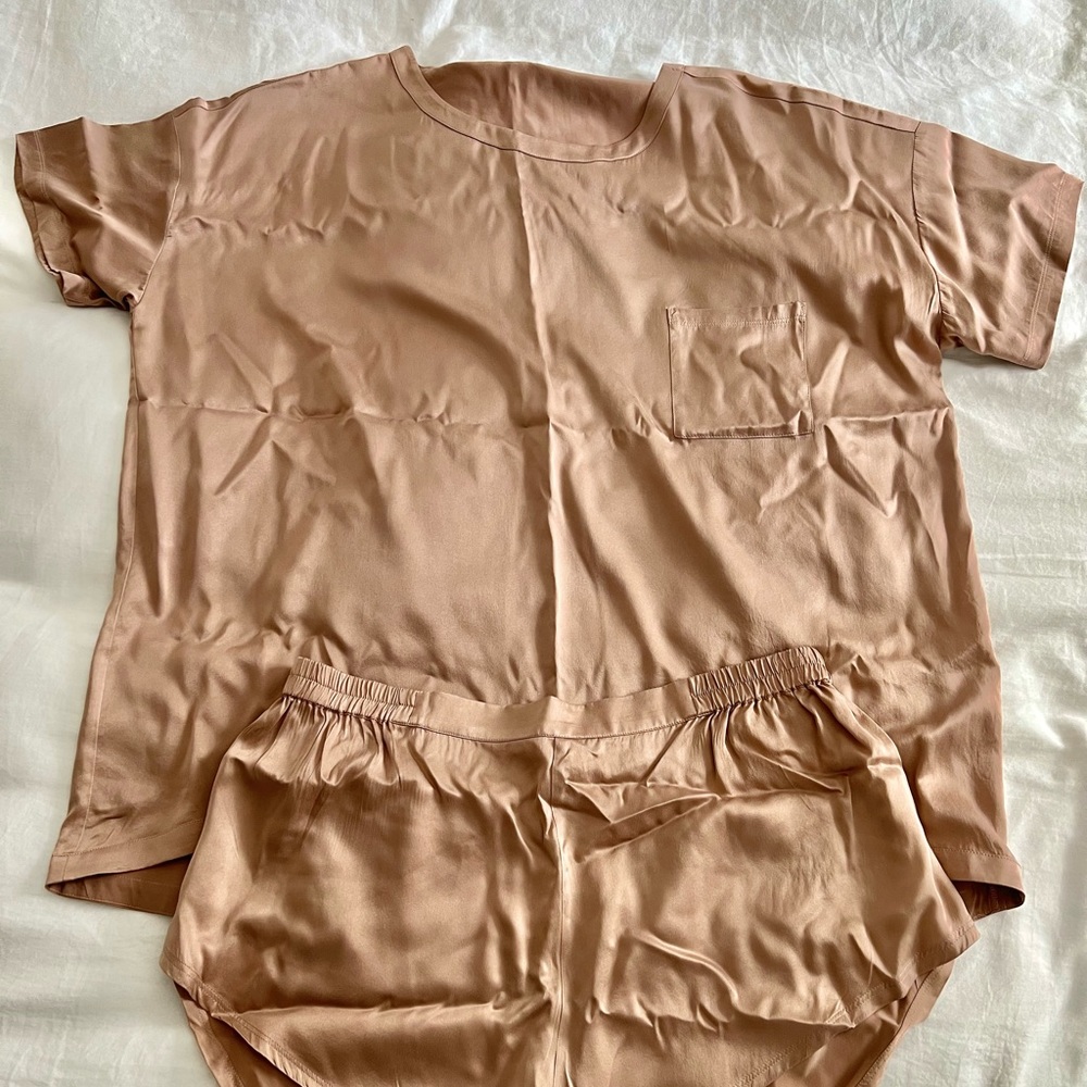 Lunya Silk Short Set XL